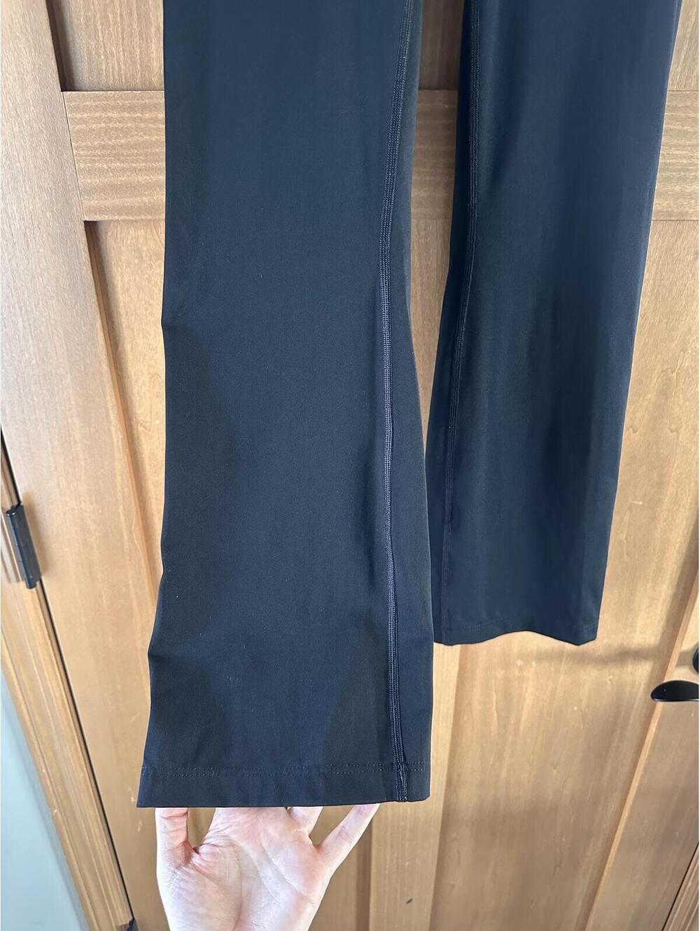 SPANX SPANXshape Booty Boost Flare Pants Yoga Leggings Black Women Small 50243R - Picture 2 of 15